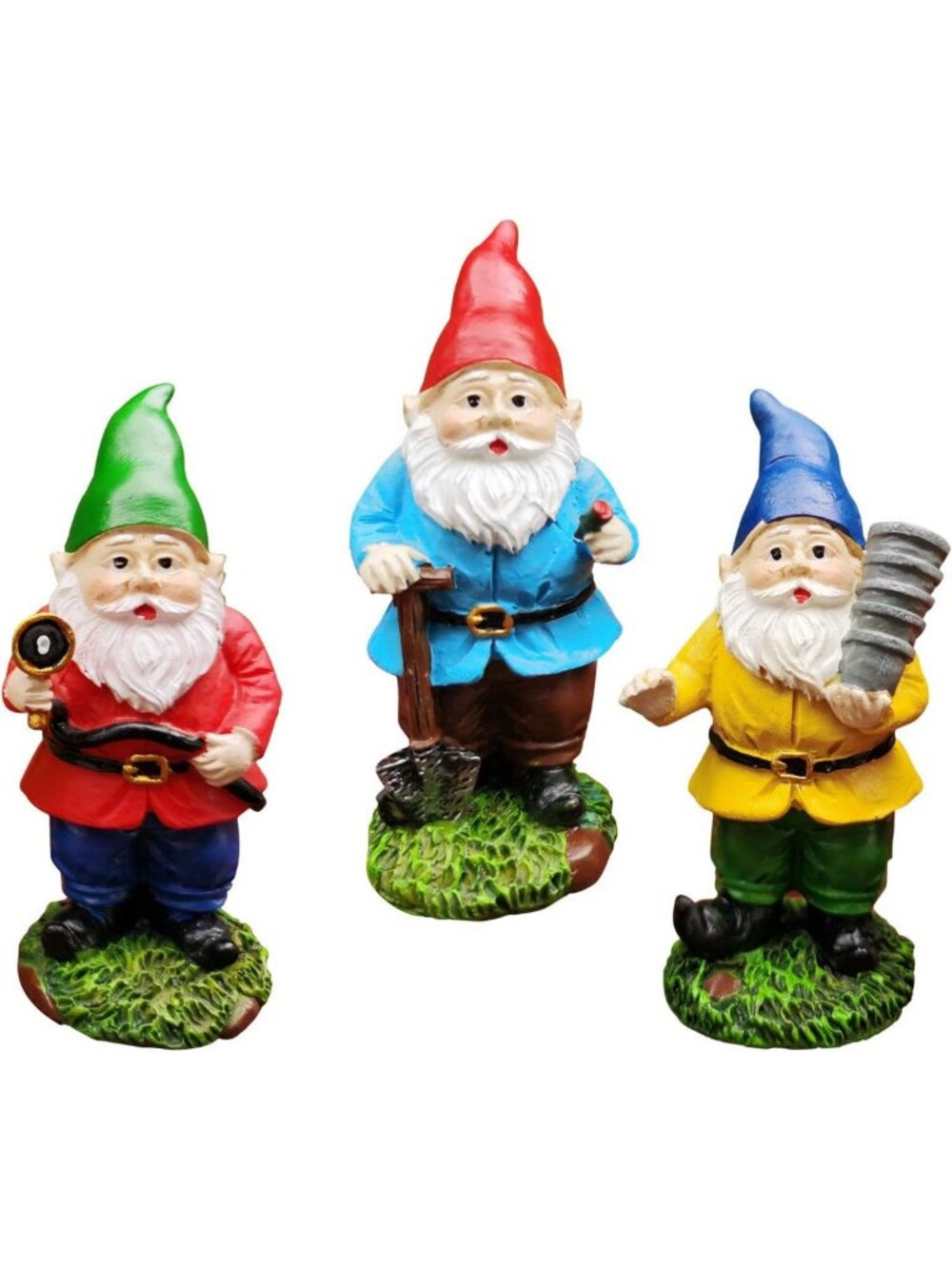 Charming Mini Gnome Figurines Set for Fairy Gardens, Indoor Decor & Gifts